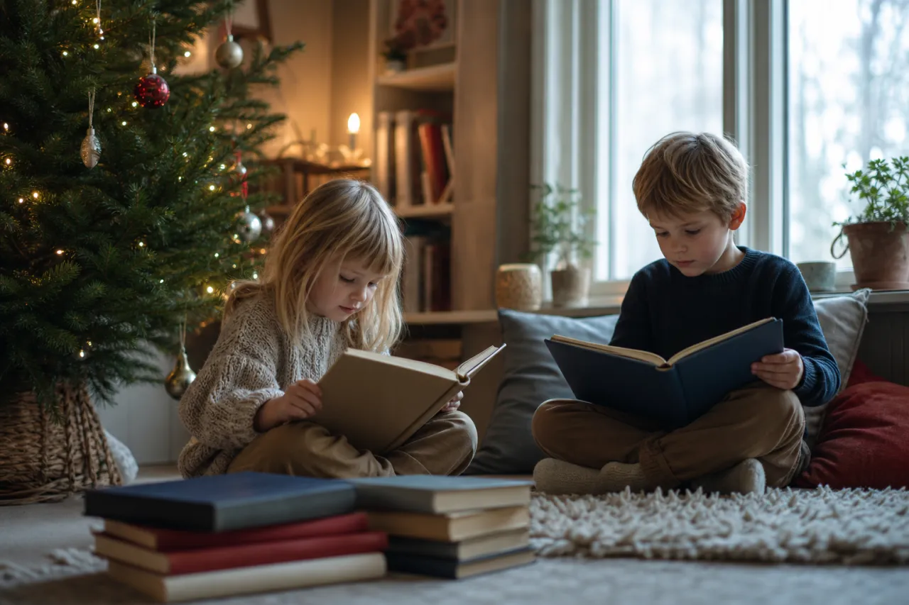 Julböcker för barn: adventsläsning och julklapp